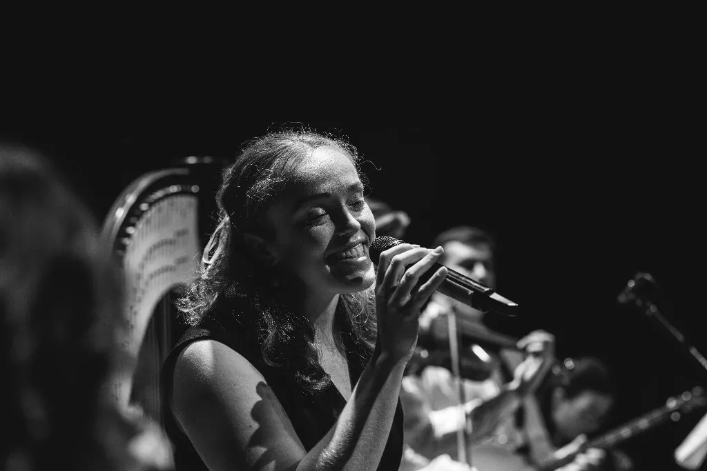 Ensemble on stage